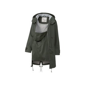 esmara® Dámska tehotenská bavlnená parka BIO (38, kaki)
