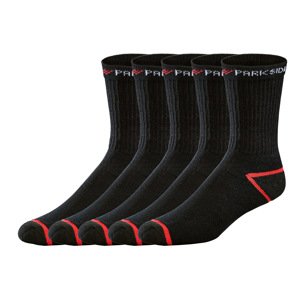 PARKSIDE® Pánske pracovné ponožky, 5 párov (39/42, čierna)