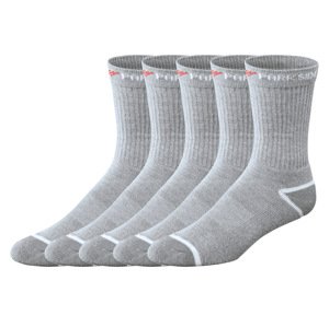 PARKSIDE® Pánske pracovné ponožky, 5 párov (39/42, sivá)